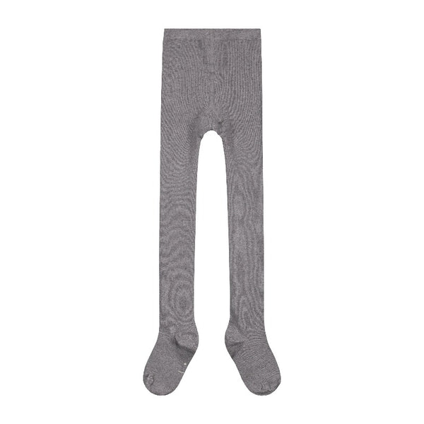 gray label ribbed tights grey melange – kodomo