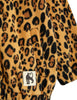 mini rodini leopard fleece jacket beige