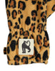 mini rodini basic leopard fleece mittens beige