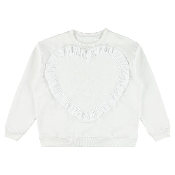 caroline bosmans felpa sweatshirt white