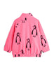 mini rodini penquin fleece jacket pink