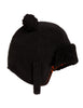 mini rodini wind fleece baby hat black