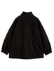 mini rodini wind fleece jacket black