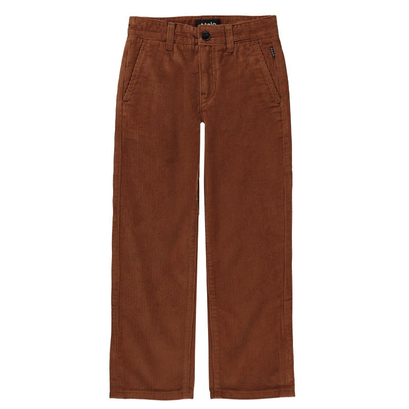 molo aces corduroy pants russet