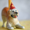 golden retriever birthday cake topper