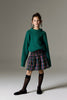 the new society mars skirt ruby dusk tartan