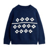 mini rodini flowers knitted wool sweater