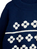 mini rodini flowers knitted wool sweater