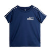 mini rodini MR sport drapy ss tee blue