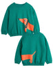 mini rodini dog sp sweatshirt green