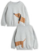 mini rodini dog sp sweatshirt grey