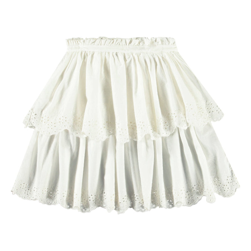 molo brianna skirt crisp white