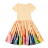 molo cissa dress rainbow parrots