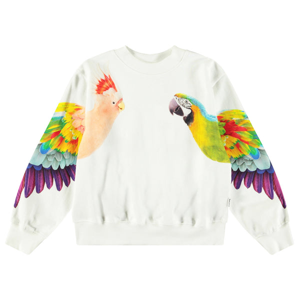 molo marge sweatshirt magic parrots