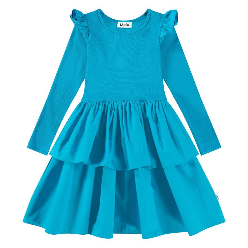 molo cathi dress peacock blue