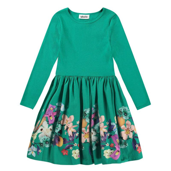 molo casie dress colorful garden