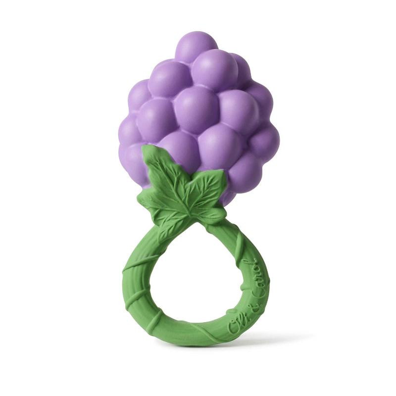 oli & carol grape rattle toy