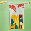 donna wilson trees & creatures cotton mini blanket