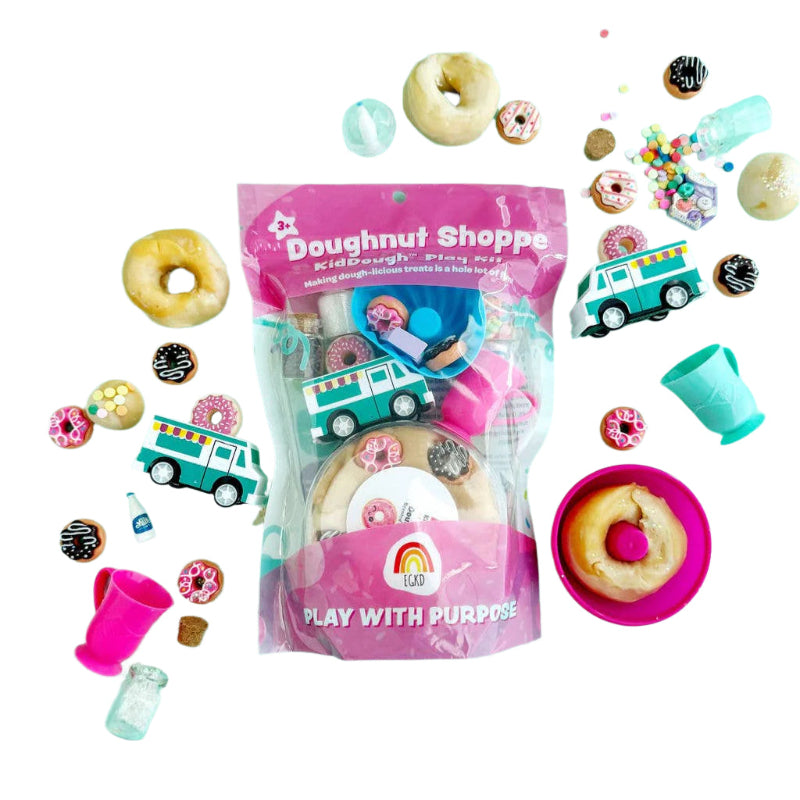 earth grown kidsdough doughnut shoppe play kit