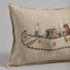 coral & tusk friends canoe pocket pillow