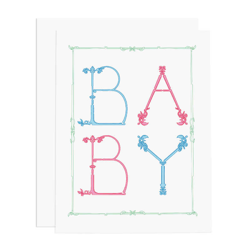 ramus & co baby greeting card