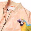 molo haliva jacket fantasy parrots