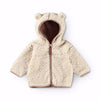 molo ummi sherpa baby jacket white