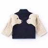 molo uli fleece baby jacket dark night