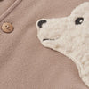 molo uli fleece baby jacket mocha