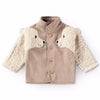 molo uli fleece baby jacket mocha