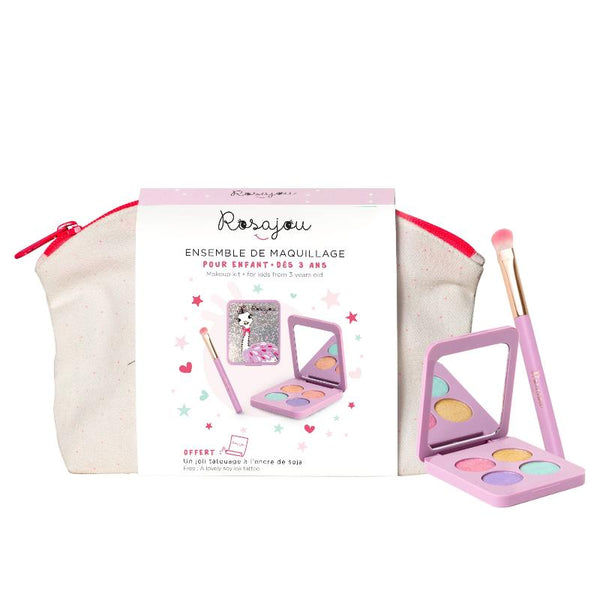 rosajou glitter makeup bag set