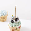 panda birthday cake topper