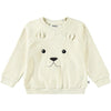 molo deary baby sweatshirt off-white