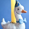 blue goose cake topper