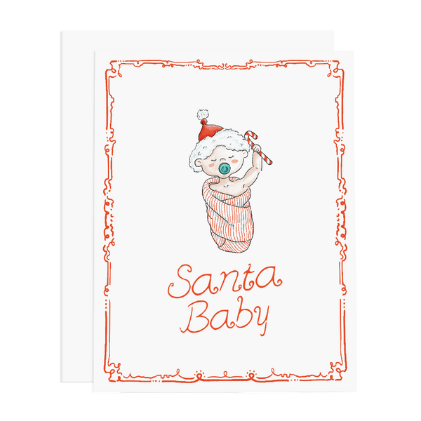 ramus & co santa baby greeting card