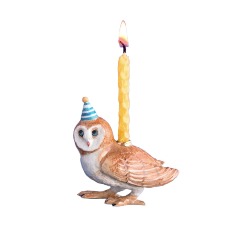 barn owl cake topper