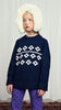 mini rodini flowers knitted wool sweater