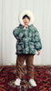 mini rodini daisys aop heavy hooded puffer jacket