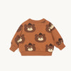 tinycottons bears baby sweatshirt brown