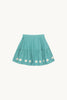 tinycottons daisies skirt dark emerald