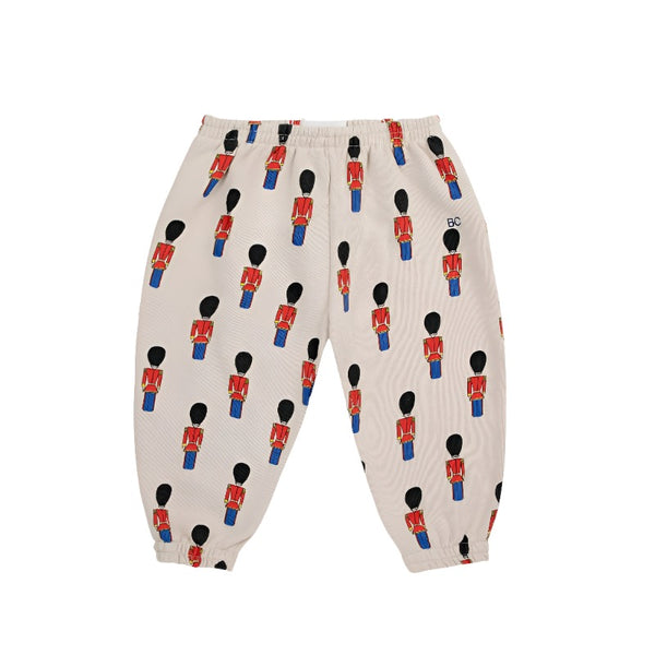 bobo choses little tin soldiers all over baby jogging pants offwhite