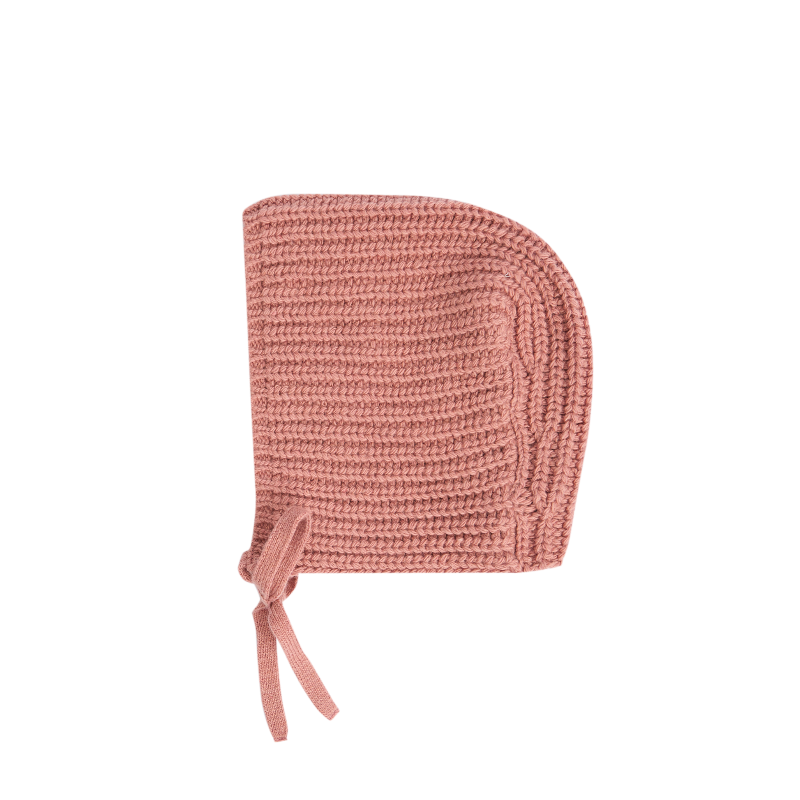 the new society baby hat dusty rose