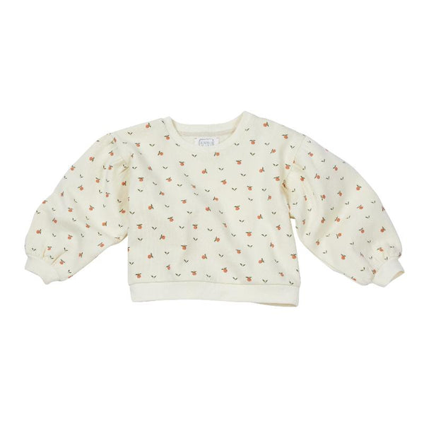 bonheur du jour bella baby sweatshirt ecru