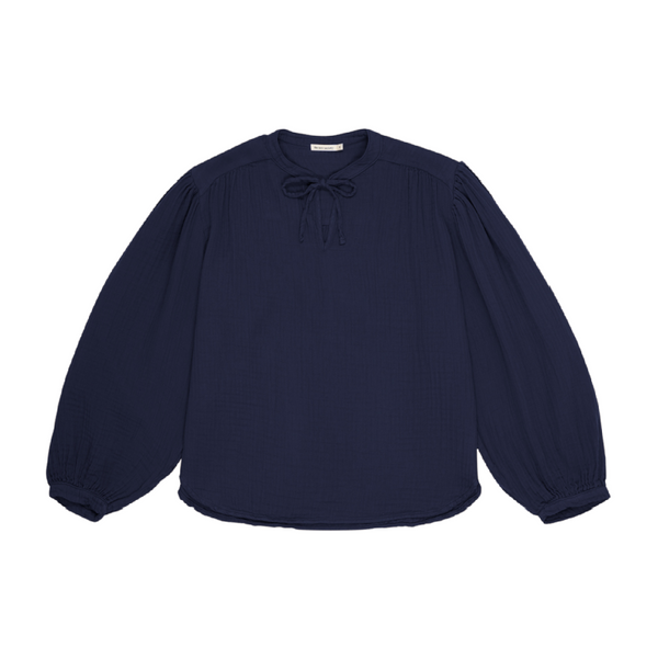 the new society woman olivia blouse navy