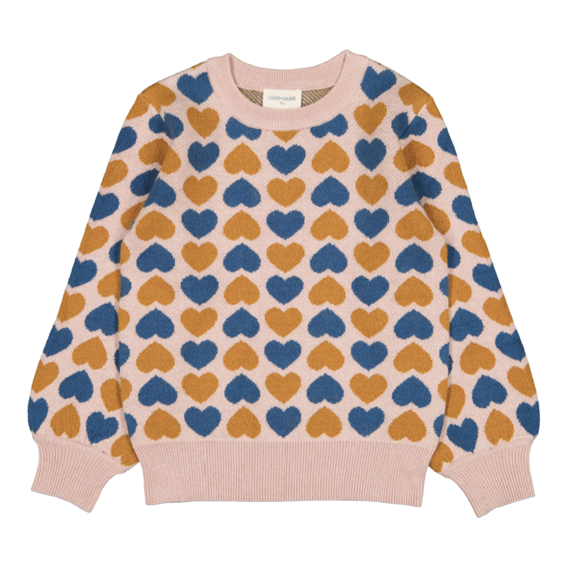 louis louise mariu knitted sweater hearts