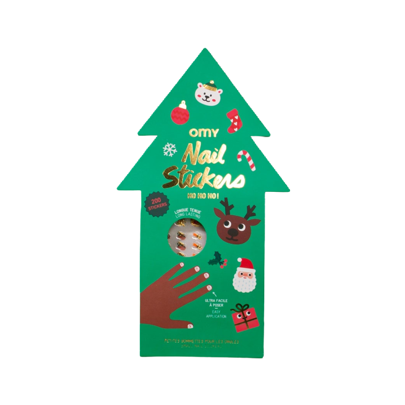 omy ho ho ho nail stickers