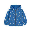 bobo choses beneath the moon all over zipped hoodie blue