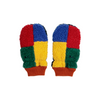 bobo choses color block sheepskin mittens multicolor