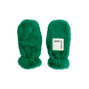 bobo choses B.C. furry mittens green