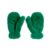 bobo choses B.C. furry mittens green